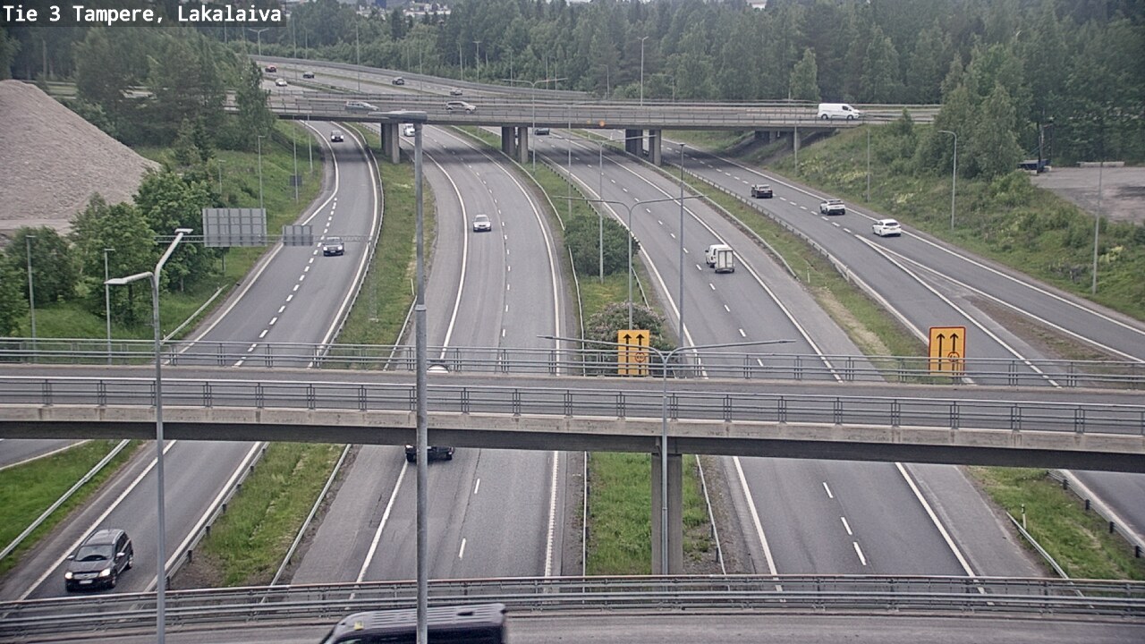 Weather Camera Image Väg 3 Tammerfors, Lakalaiva, Tampere, Pirkanmaa