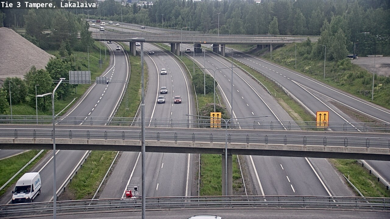 Weather Camera Image Väg 3 Tammerfors, Lakalaiva, Tampere, Pirkanmaa