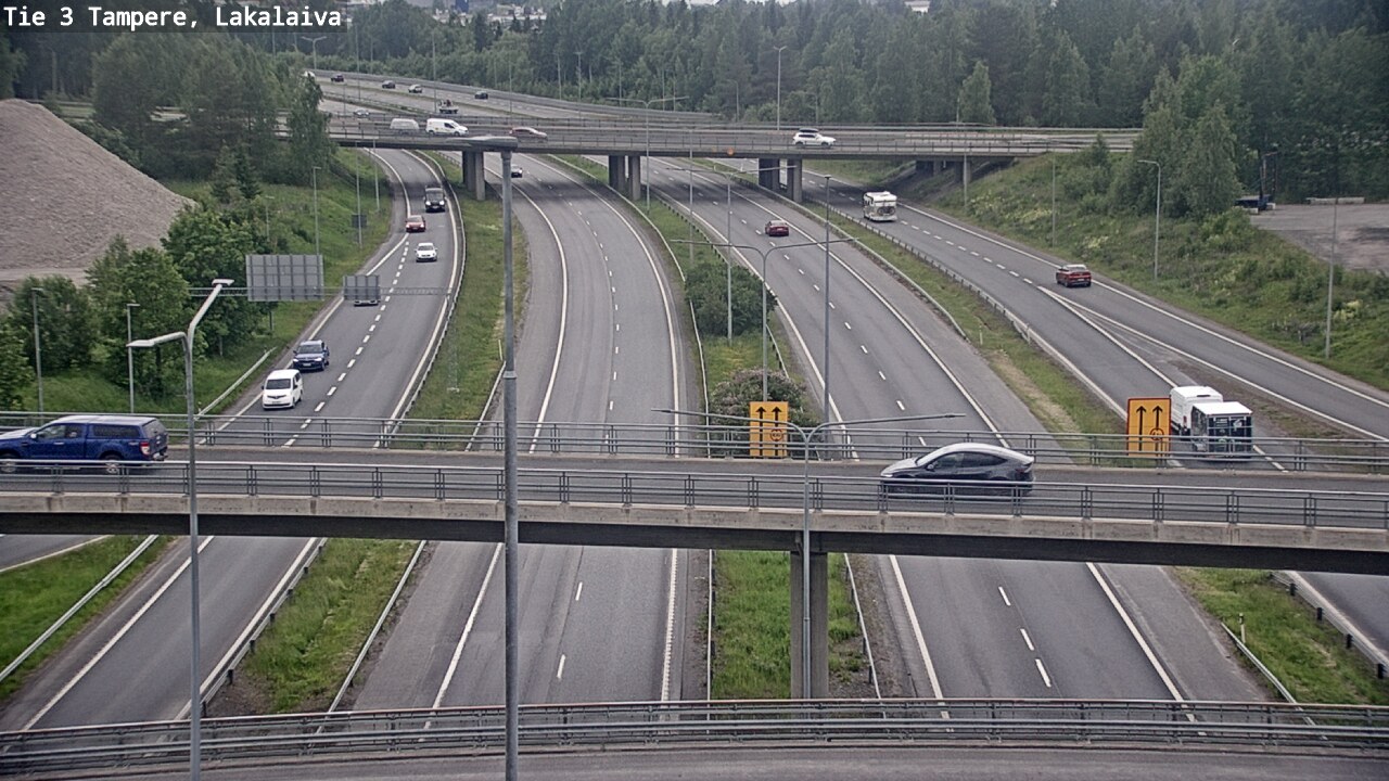 Weather Camera Image Väg 3 Tammerfors, Lakalaiva, Tampere, Pirkanmaa