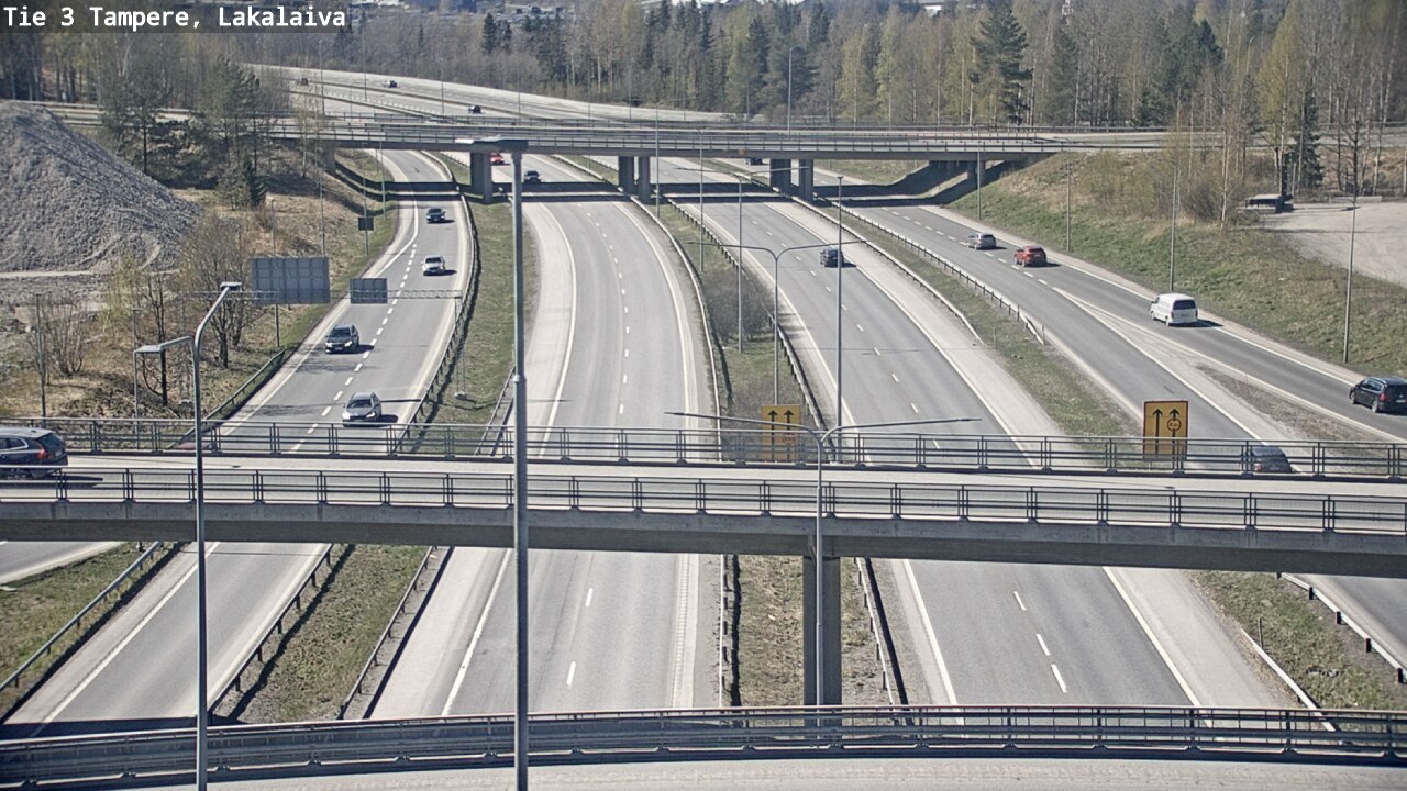 Kelikamerat Kuva Tie 3 Tampere, Lakalaiva, Tampere, Pirkanmaa