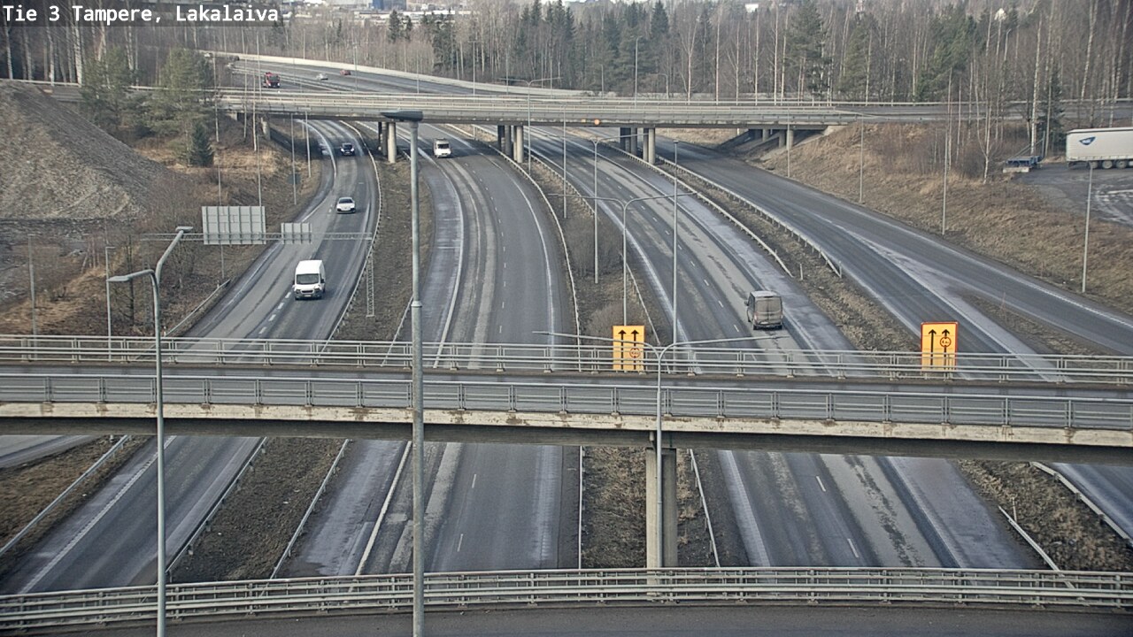 Weather Camera Image Väg 3 Tammerfors, Lakalaiva, Tampere, Pirkanmaa