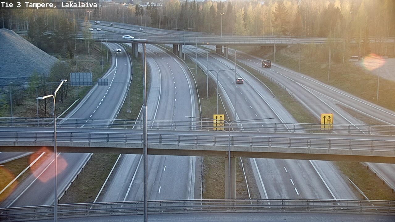 Weather Camera Image Väg 3 Tammerfors, Lakalaiva, Tampere, Pirkanmaa