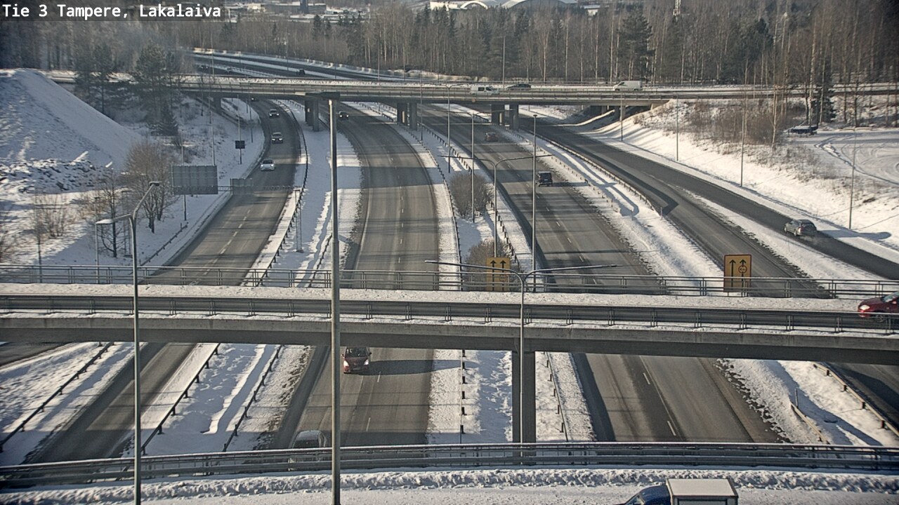 Kelikamerat Kuva Tie 3 Tampere, Lakalaiva, Tampere, Pirkanmaa