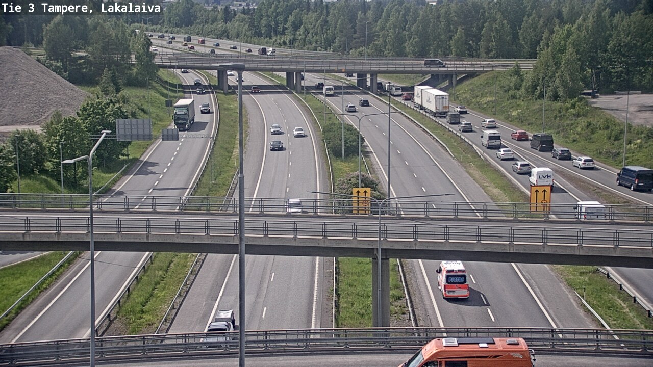 Kelikamerat Kuva Tie 3 Tampere, Lakalaiva, Tampere, Pirkanmaa
