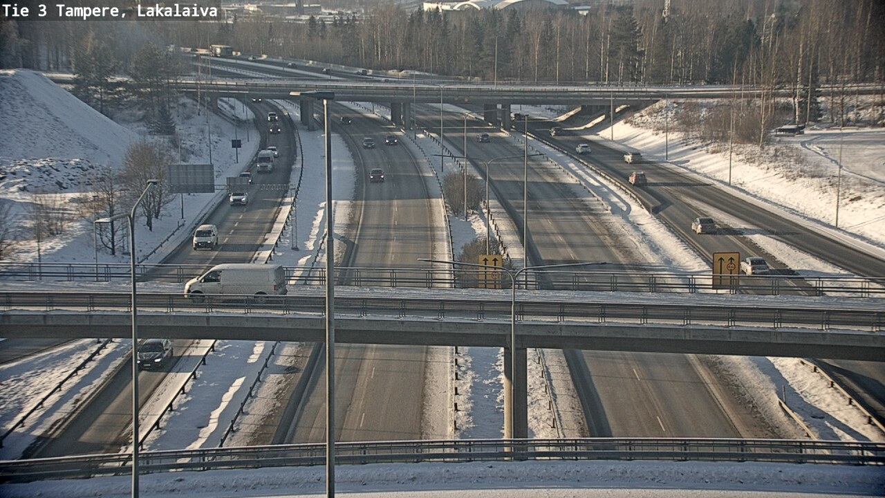 Weather Camera Image Road 3 Tampere, Lakalaiva, Tampere, Pirkanmaa