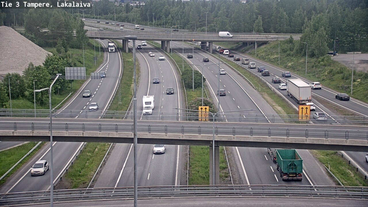 Weather Camera Image Road 3 Tampere, Lakalaiva, Tampere, Pirkanmaa