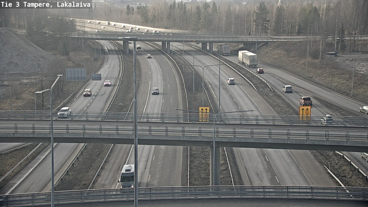 Weather Camera Image Väg 3 Tammerfors, Lakalaiva, Tampere, Pirkanmaa