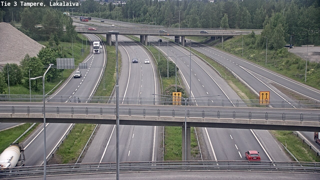 Weather Camera Image Väg 3 Tammerfors, Lakalaiva, Tampere, Pirkanmaa