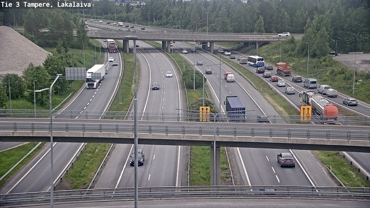 Weather Camera Image Road 3 Tampere, Lakalaiva, Tampere, Pirkanmaa