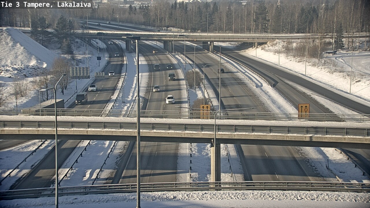 Weather Camera Image Väg 3 Tammerfors, Lakalaiva, Tampere, Pirkanmaa