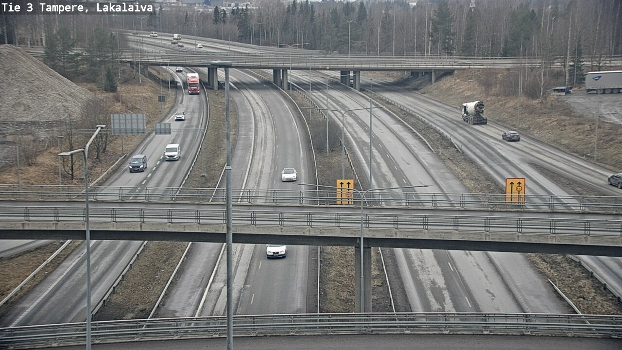 Weather Camera Image Väg 3 Tammerfors, Lakalaiva, Tampere, Pirkanmaa
