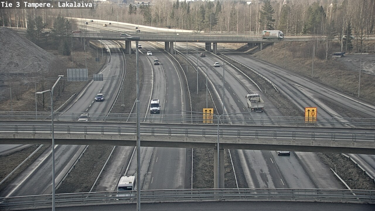 Weather Camera Image Väg 3 Tammerfors, Lakalaiva, Tampere, Pirkanmaa