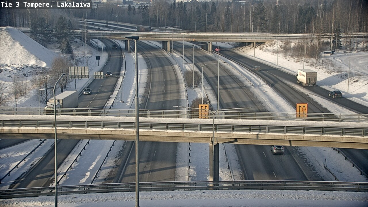 Weather Camera Image Väg 3 Tammerfors, Lakalaiva, Tampere, Pirkanmaa