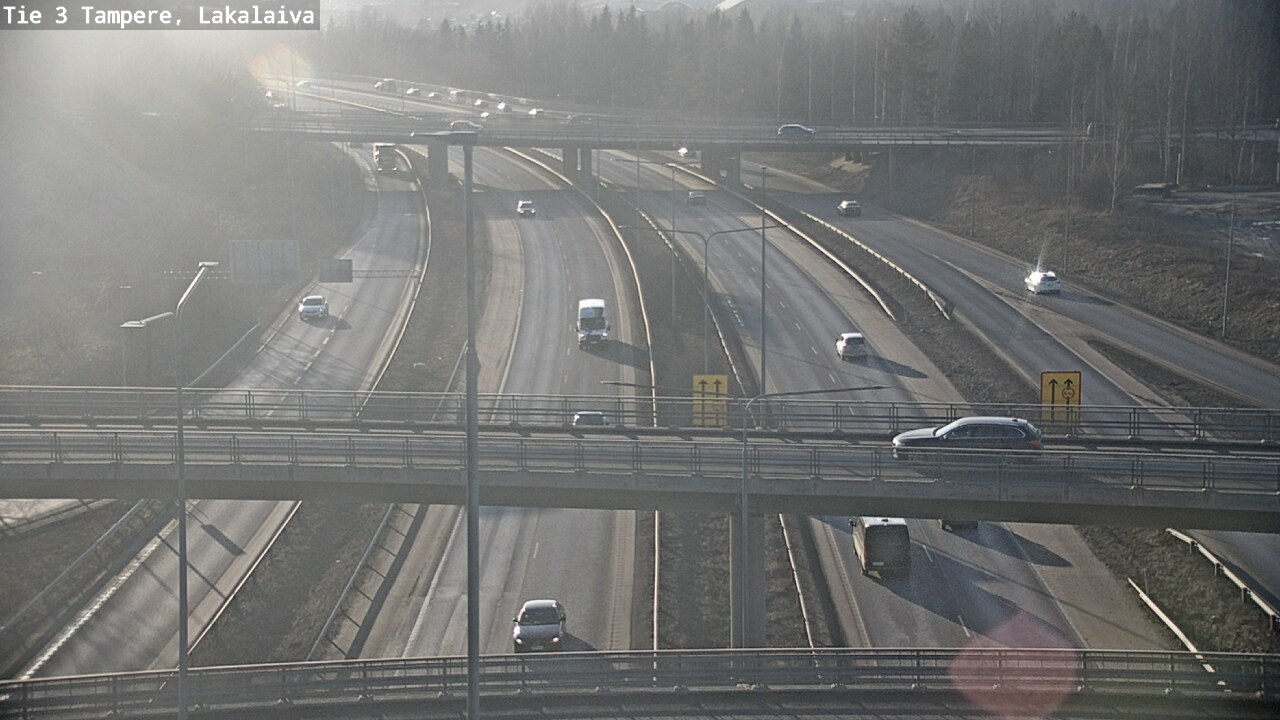Weather Camera Image Road 3 Tampere, Lakalaiva, Tampere, Pirkanmaa