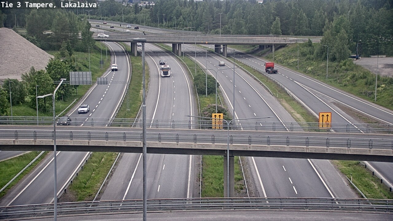 Weather Camera Image Väg 3 Tammerfors, Lakalaiva, Tampere, Pirkanmaa