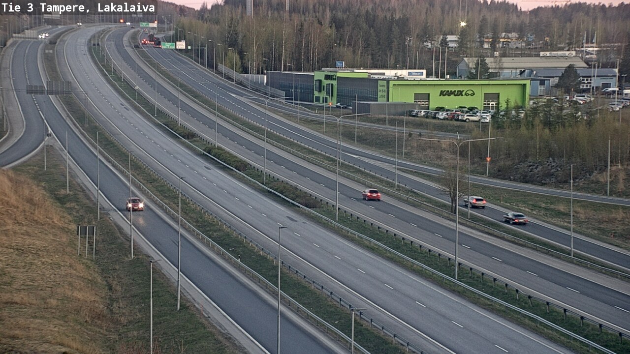 Weather Camera Image Road 3 Tampere, Lakalaiva, Tampere, Pirkanmaa