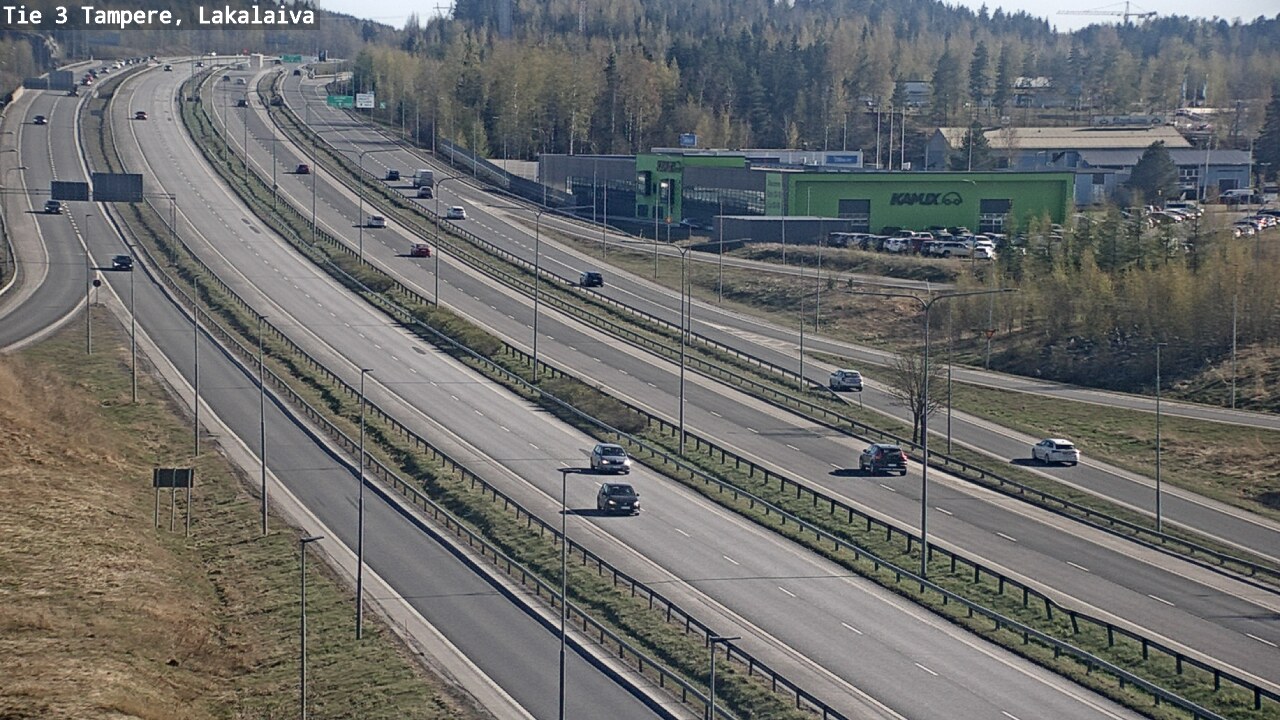 Kelikamerat Kuva Tie 3 Tampere, Lakalaiva, Tampere, Pirkanmaa