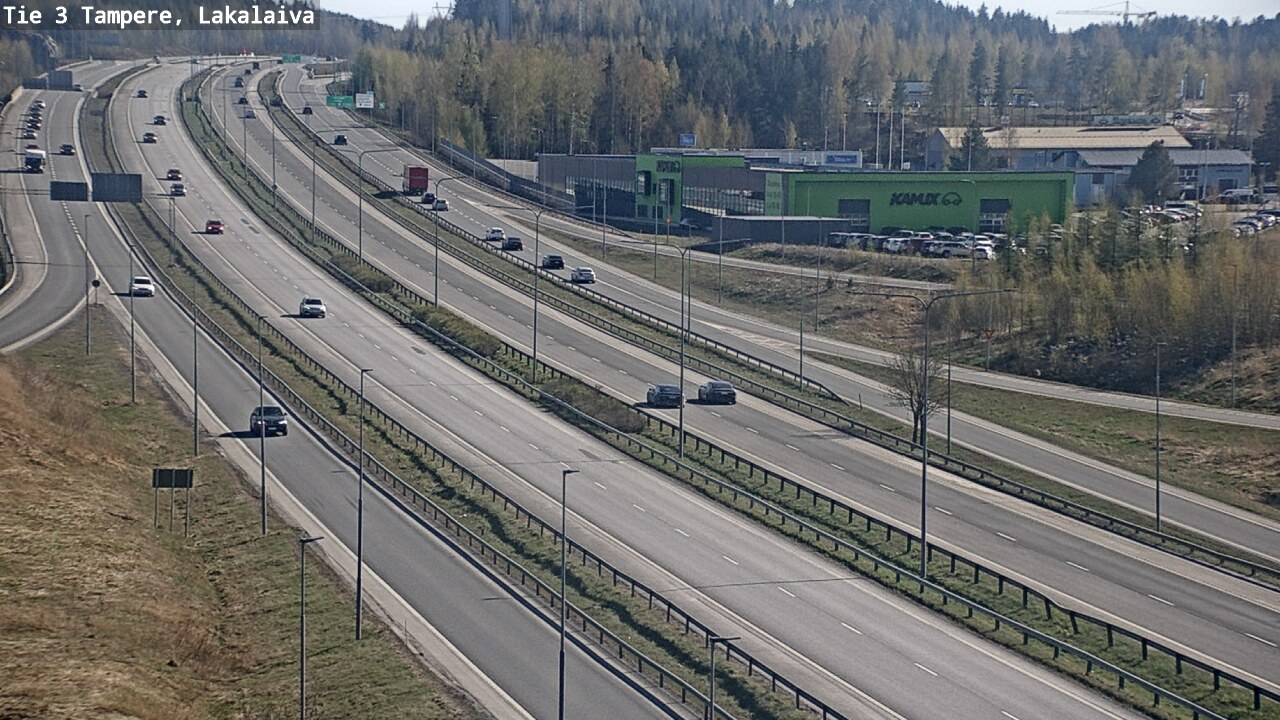 Kelikamerat Kuva Tie 3 Tampere, Lakalaiva, Tampere, Pirkanmaa