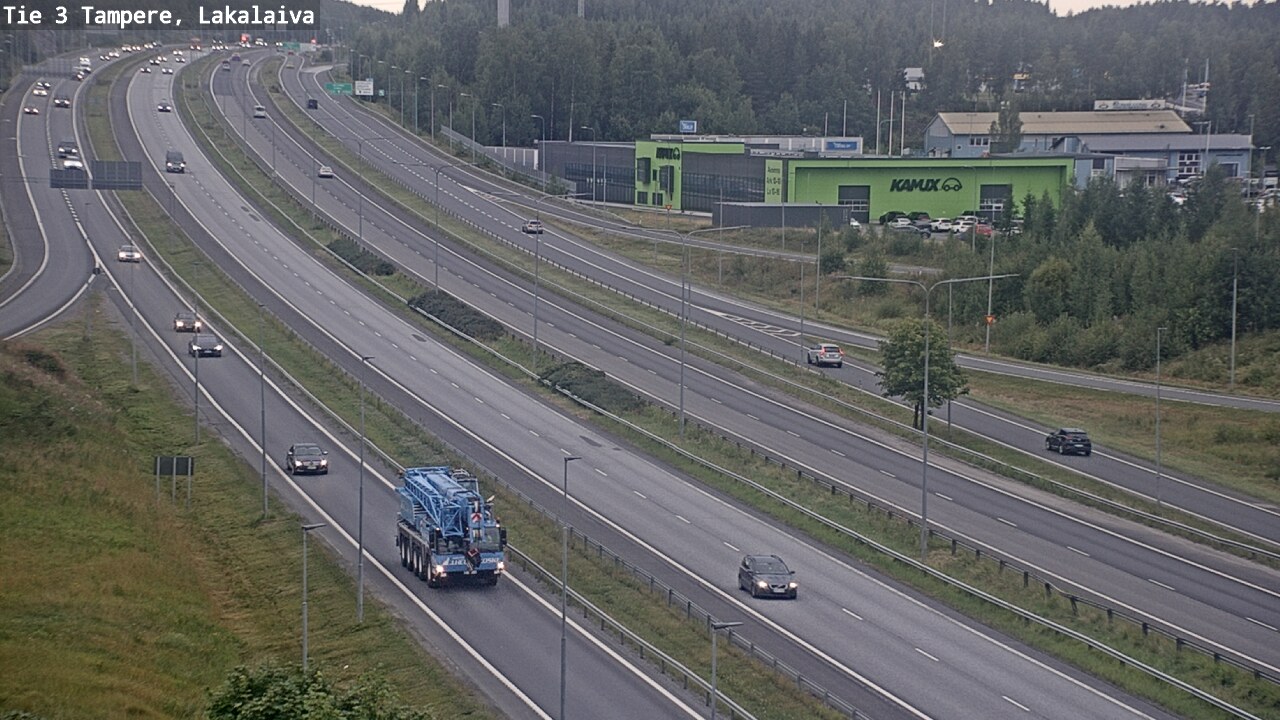 Kelikamerat Kuva Tie 3 Tampere, Lakalaiva, Tampere, Pirkanmaa