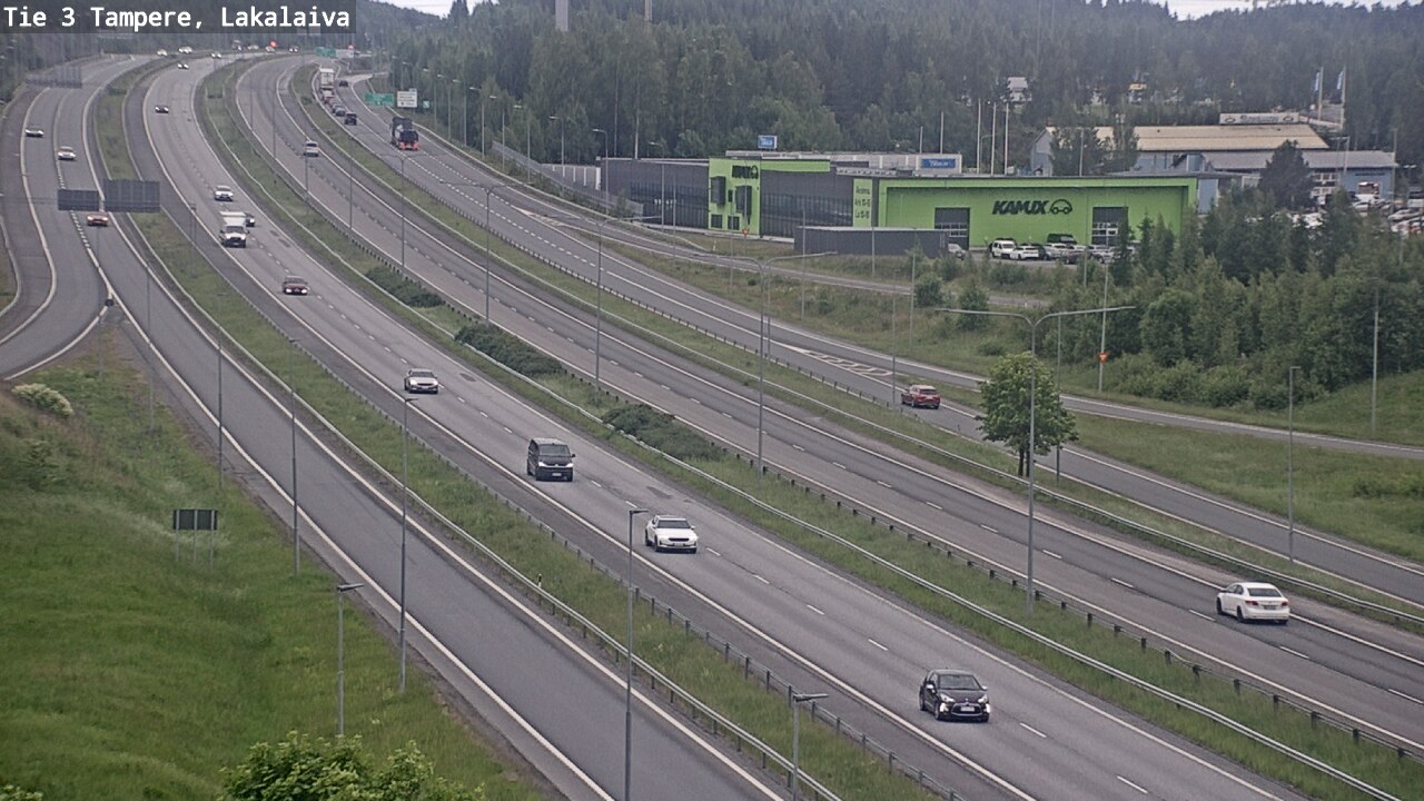 Weather Camera Image Väg 3 Tammerfors, Lakalaiva, Tampere, Pirkanmaa