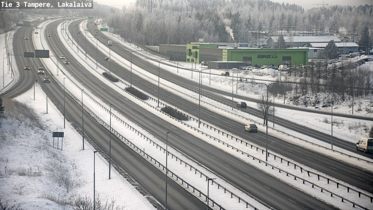 Weather Camera Image Väg 3 Tammerfors, Lakalaiva, Tampere, Pirkanmaa