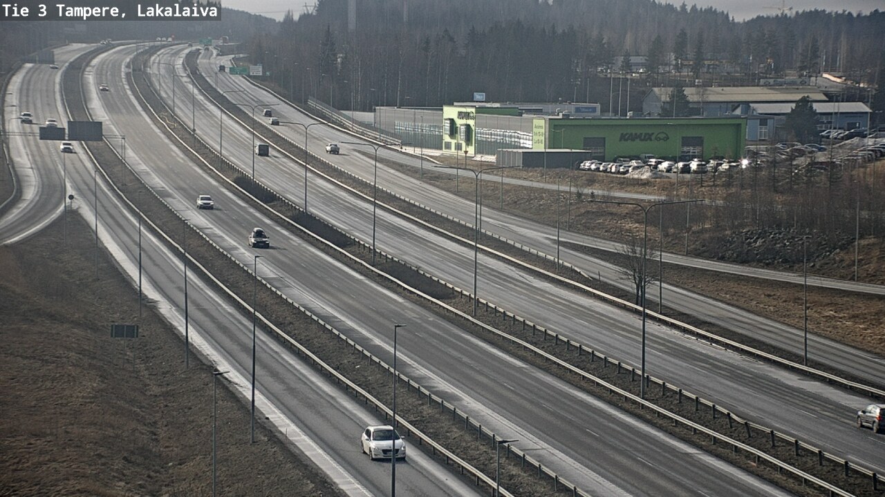 Weather Camera Image Väg 3 Tammerfors, Lakalaiva, Tampere, Pirkanmaa