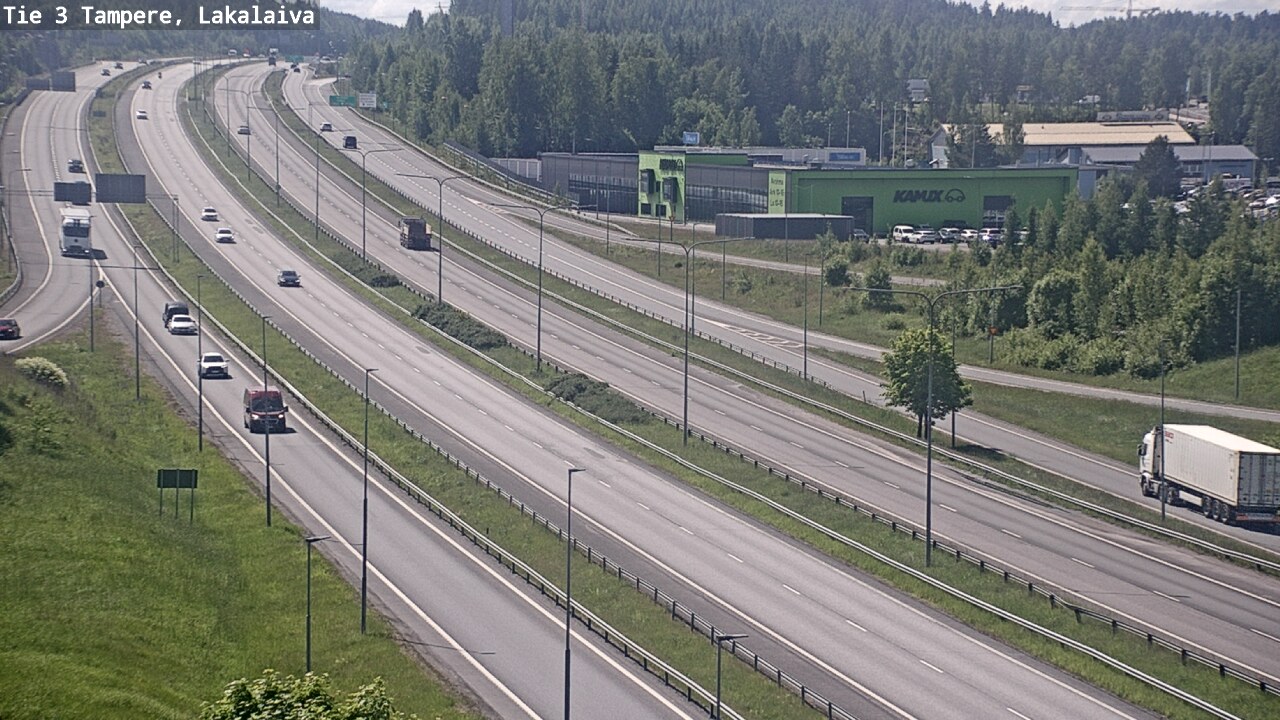 Kelikamerat Kuva Tie 3 Tampere, Lakalaiva, Tampere, Pirkanmaa