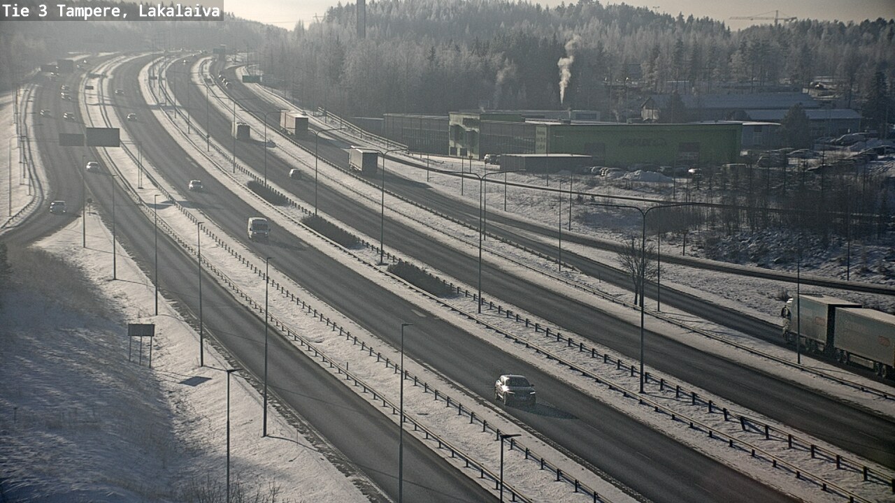 Weather Camera Image Väg 3 Tammerfors, Lakalaiva, Tampere, Pirkanmaa