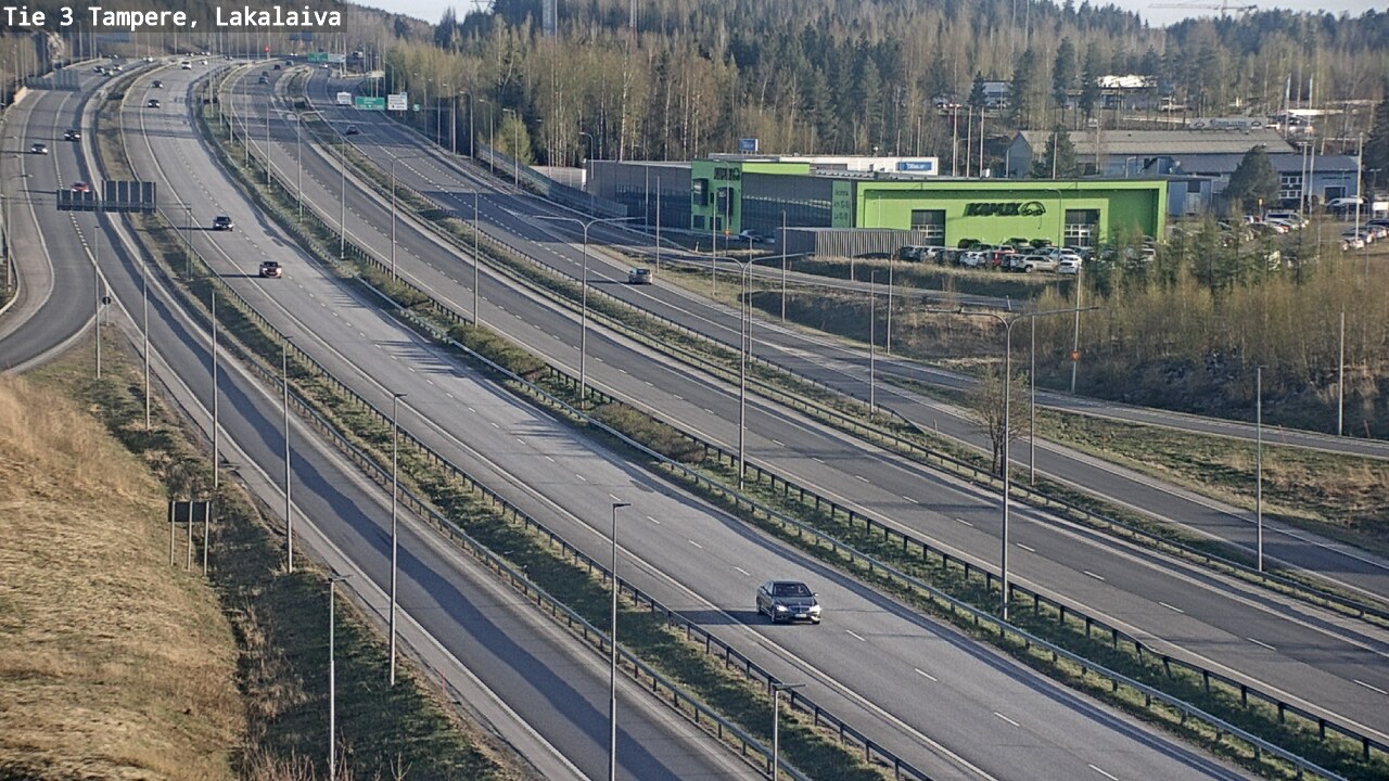 Kelikamerat Kuva Tie 3 Tampere, Lakalaiva, Tampere, Pirkanmaa