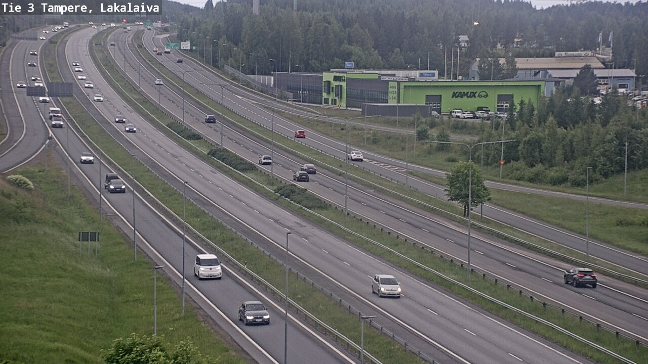 Kelikamerat Kuva Tie 3 Tampere, Lakalaiva, Tampere, Pirkanmaa