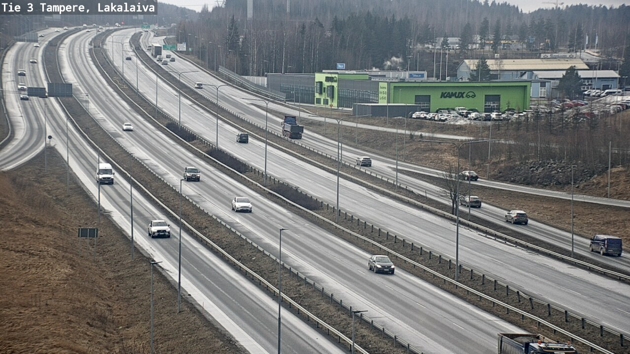 Weather Camera Image Väg 3 Tammerfors, Lakalaiva, Tampere, Pirkanmaa