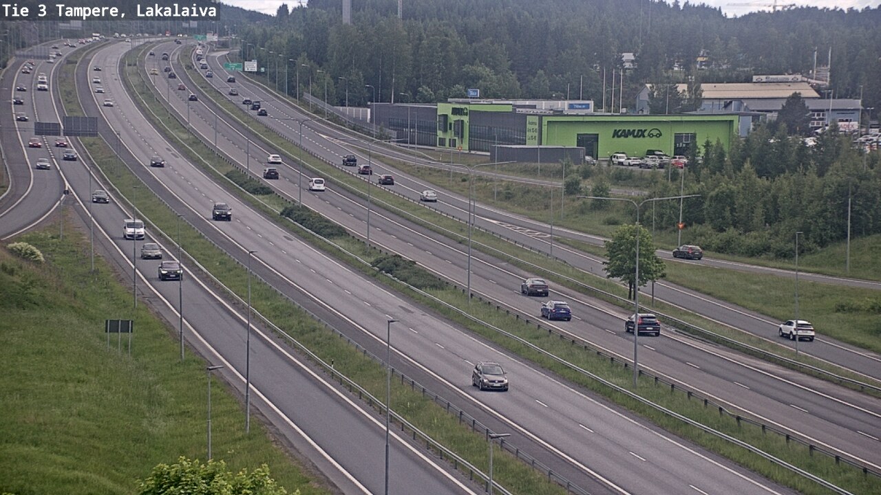 Kelikamerat Kuva Tie 3 Tampere, Lakalaiva, Tampere, Pirkanmaa