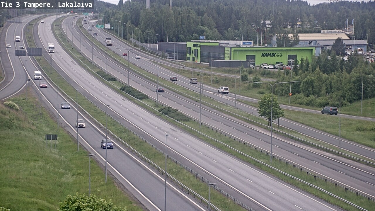 Weather Camera Image Väg 3 Tammerfors, Lakalaiva, Tampere, Pirkanmaa