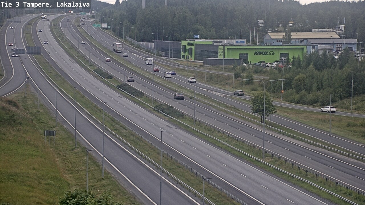 Weather Camera Image Road 3 Tampere, Lakalaiva, Tampere, Pirkanmaa