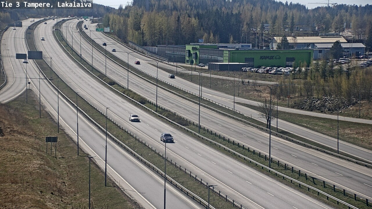 Kelikamerat Kuva Tie 3 Tampere, Lakalaiva, Tampere, Pirkanmaa