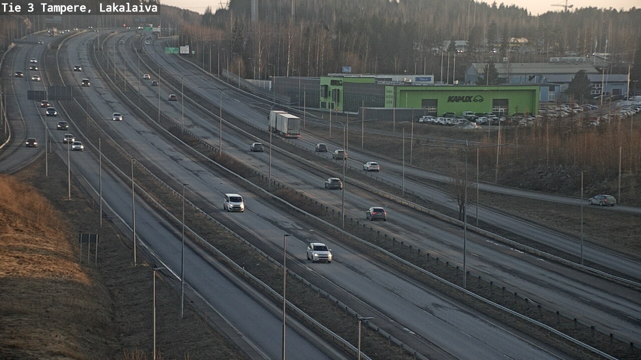 Weather Camera Image Road 3 Tampere, Lakalaiva, Tampere, Pirkanmaa