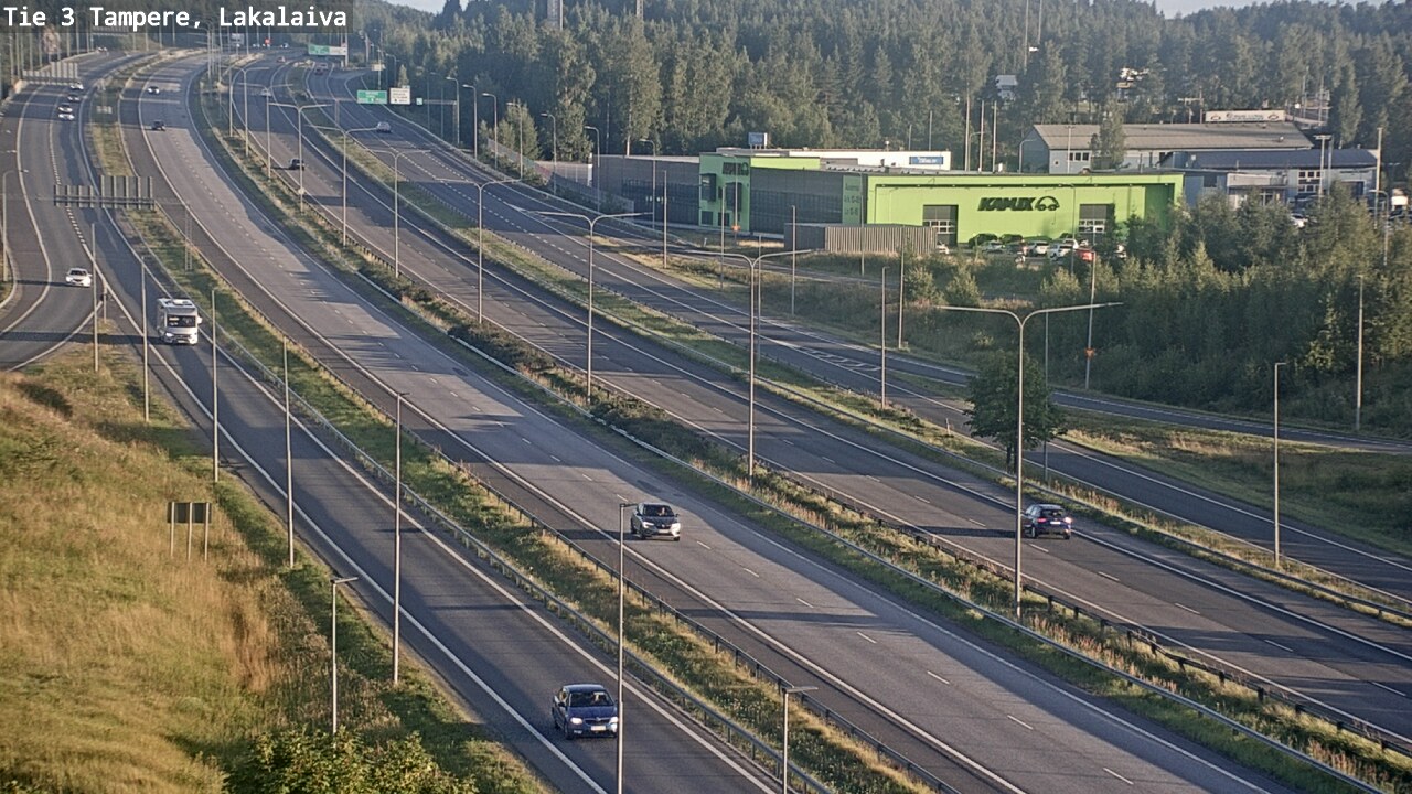 Kelikamerat Kuva Tie 3 Tampere, Lakalaiva, Tampere, Pirkanmaa