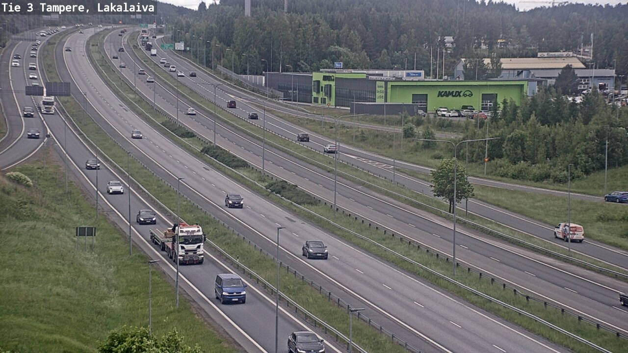 Weather Camera Image Väg 3 Tammerfors, Lakalaiva, Tampere, Pirkanmaa