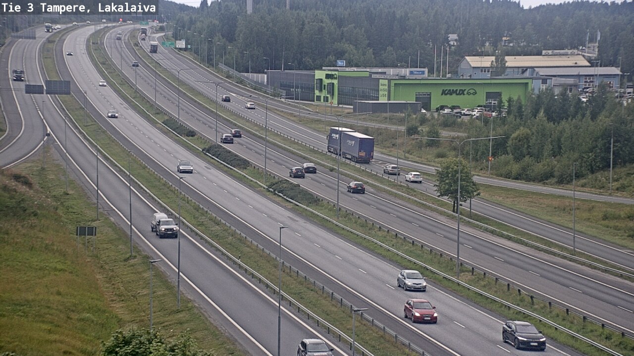 Kelikamerat Kuva Tie 3 Tampere, Lakalaiva, Tampere, Pirkanmaa