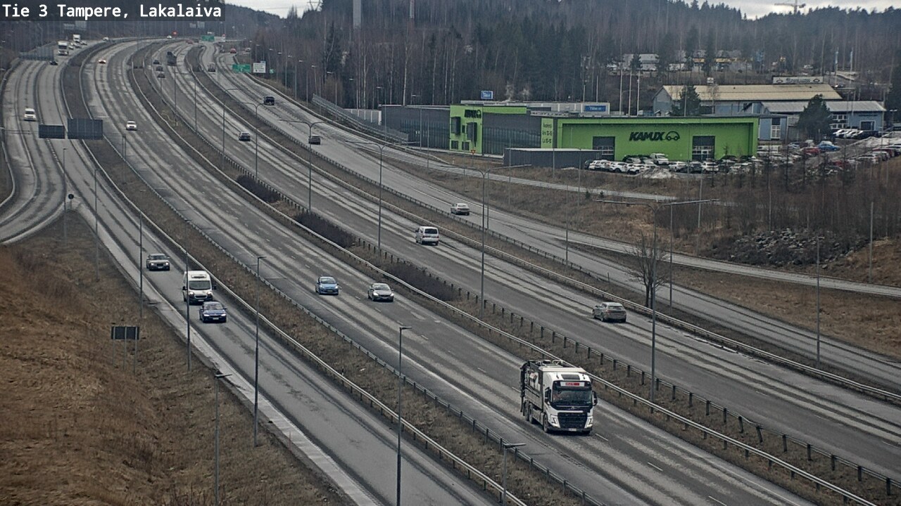 Weather Camera Image Väg 3 Tammerfors, Lakalaiva, Tampere, Pirkanmaa