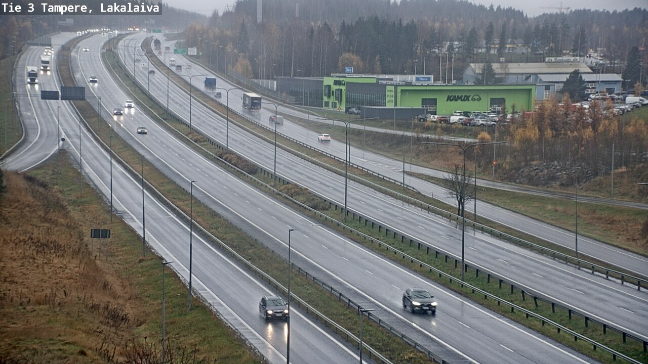 Kelikamerat Kuva Tie 3 Tampere, Lakalaiva, Tampere, Pirkanmaa