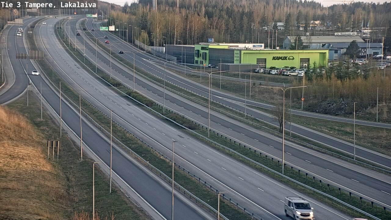 Weather Camera Image Road 3 Tampere, Lakalaiva, Tampere, Pirkanmaa