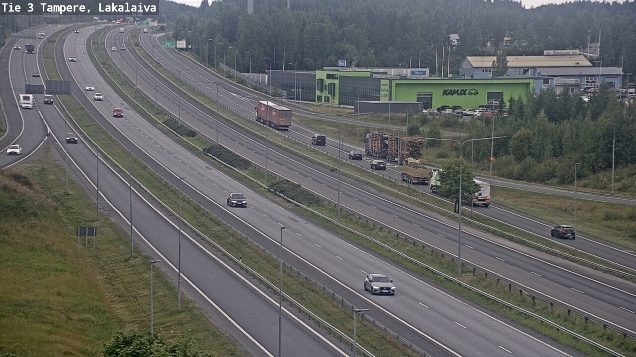 Weather Camera Image Road 3 Tampere, Lakalaiva, Tampere, Pirkanmaa