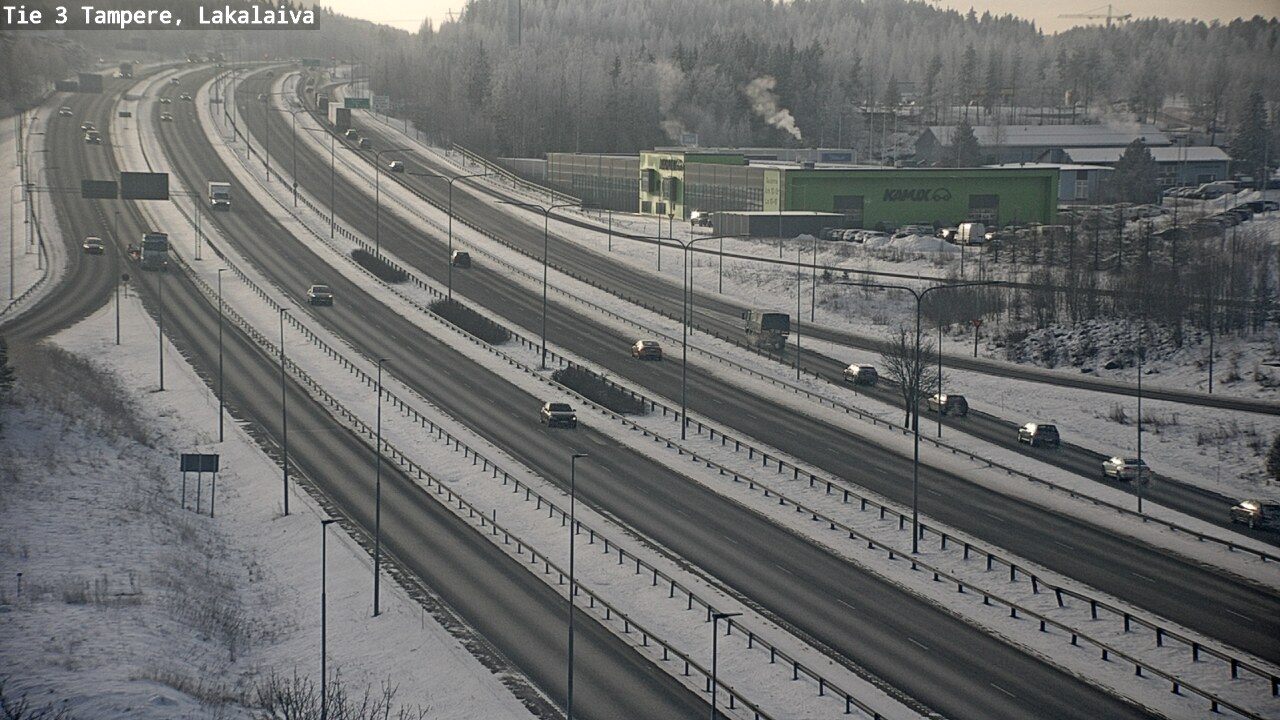 Weather Camera Image Väg 3 Tammerfors, Lakalaiva, Tampere, Pirkanmaa