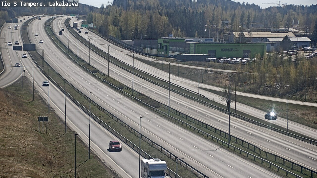 Kelikamerat Kuva Tie 3 Tampere, Lakalaiva, Tampere, Pirkanmaa