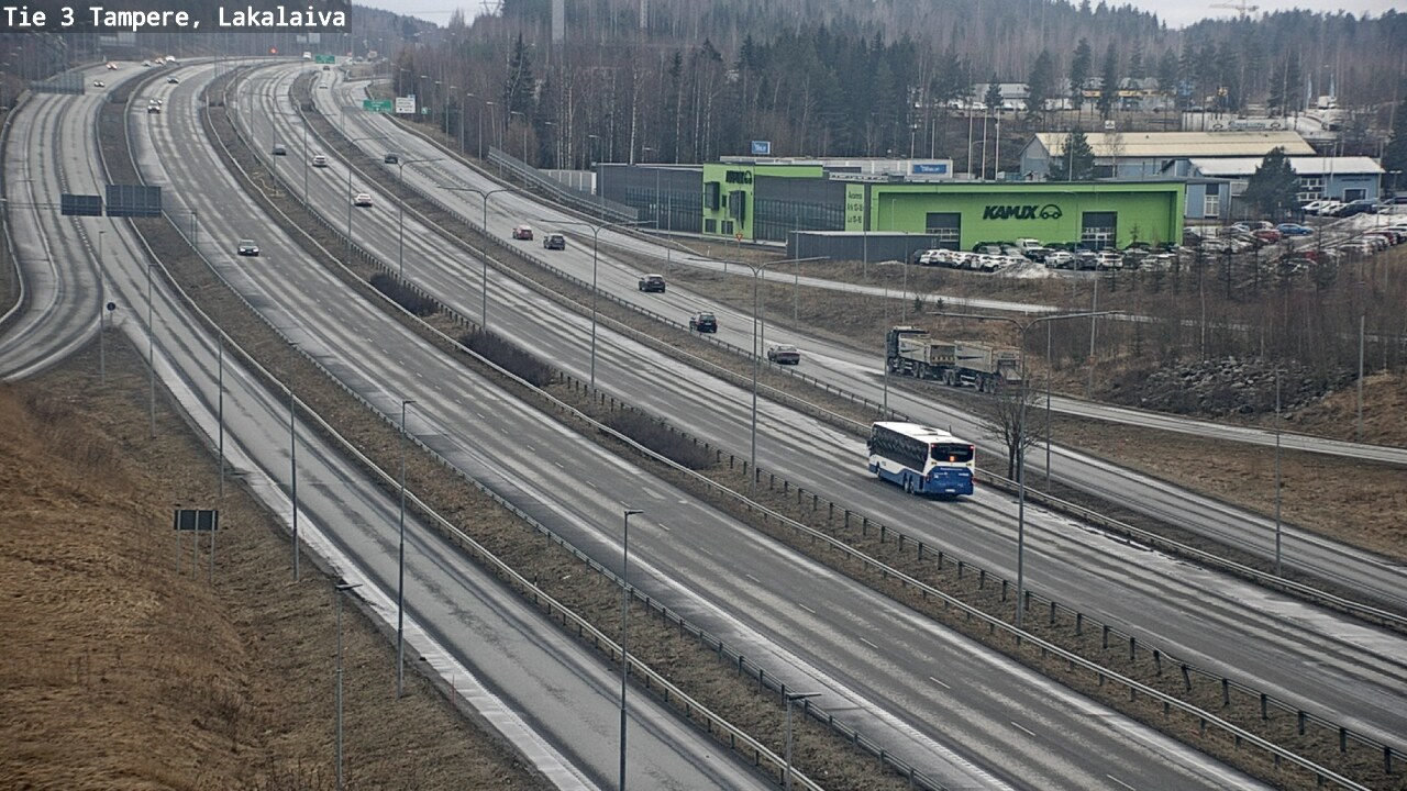 Weather Camera Image Väg 3 Tammerfors, Lakalaiva, Tampere, Pirkanmaa