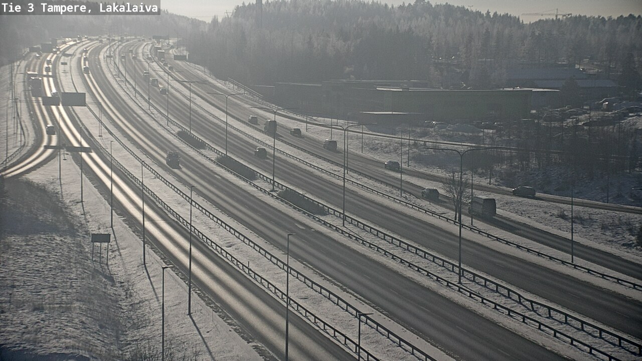 Weather Camera Image Väg 3 Tammerfors, Lakalaiva, Tampere, Pirkanmaa