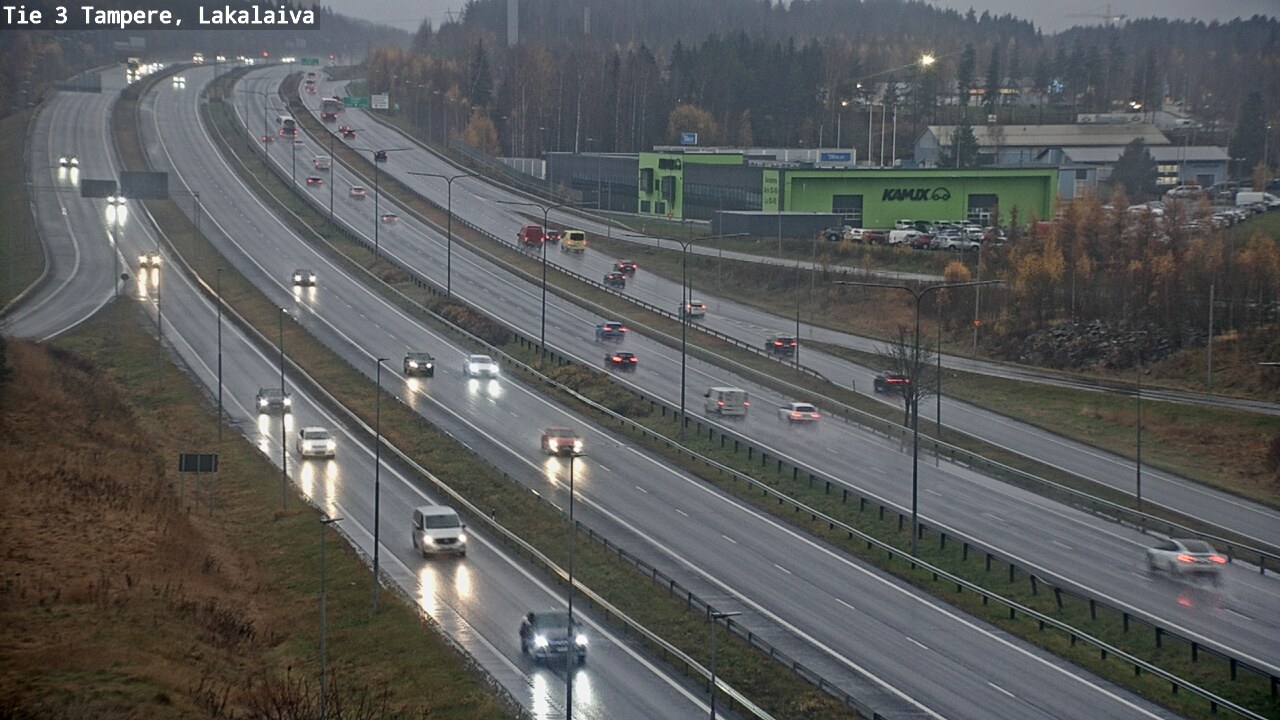 Kelikamerat Kuva Tie 3 Tampere, Lakalaiva, Tampere, Pirkanmaa