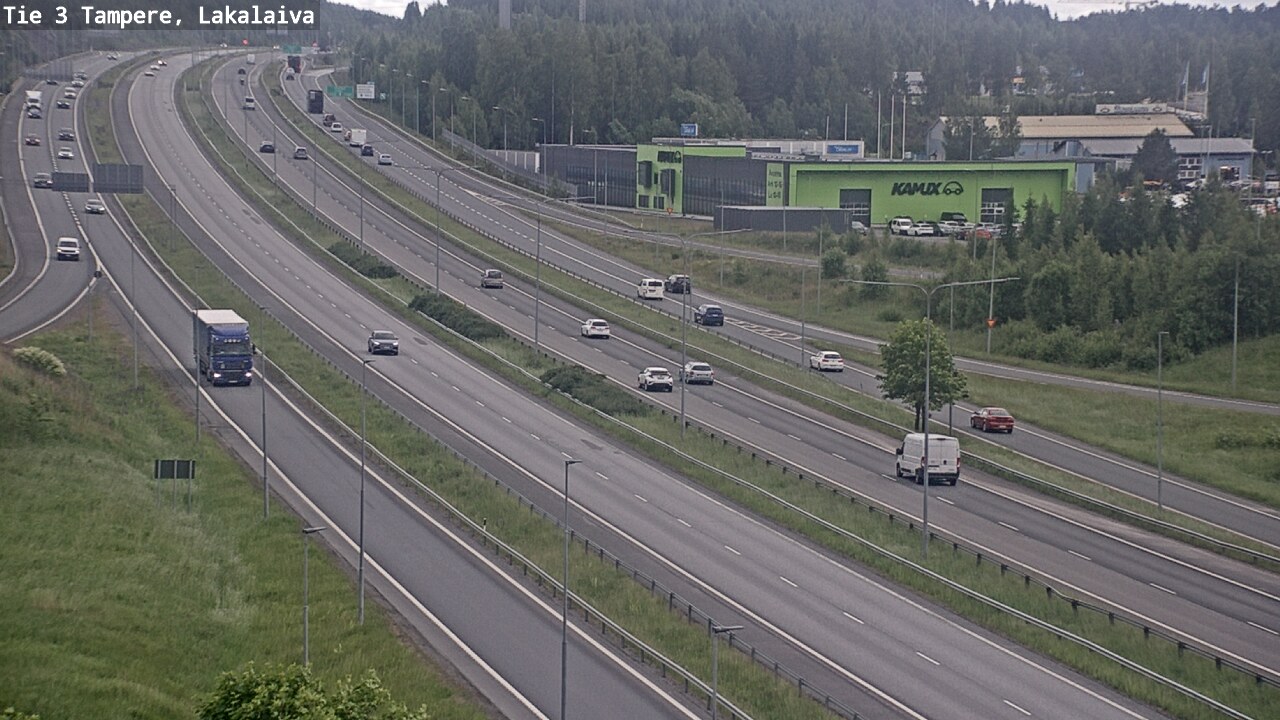 Weather Camera Image Väg 3 Tammerfors, Lakalaiva, Tampere, Pirkanmaa
