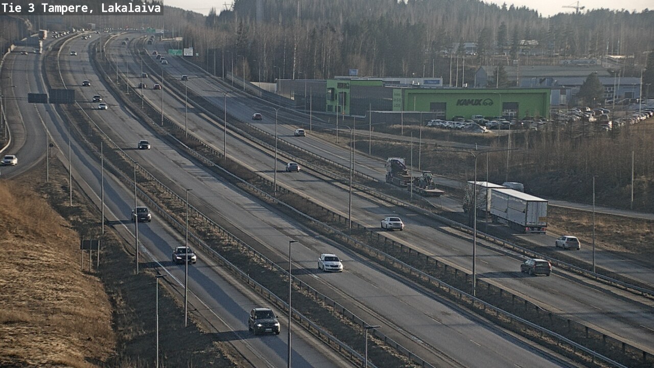Weather Camera Image Road 3 Tampere, Lakalaiva, Tampere, Pirkanmaa